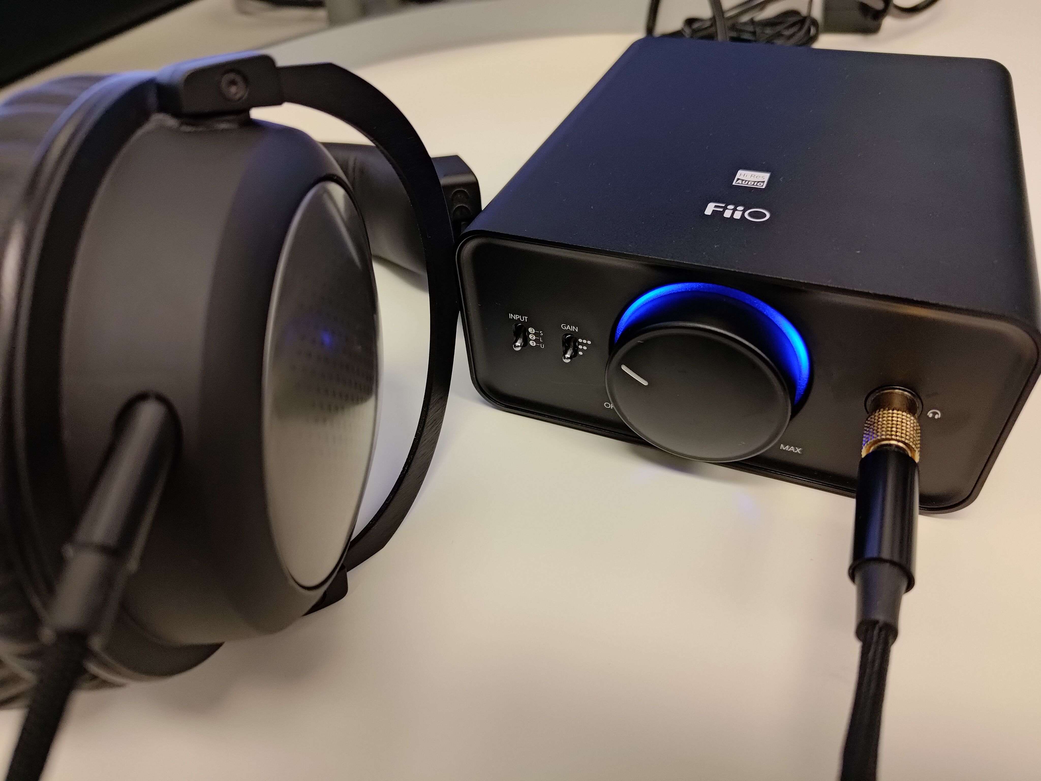 Fiio K5 Pro playing CD quality music